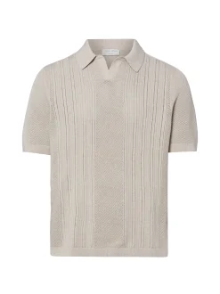 Tiger of Sweden Herren Polo-Strickshirt in melange