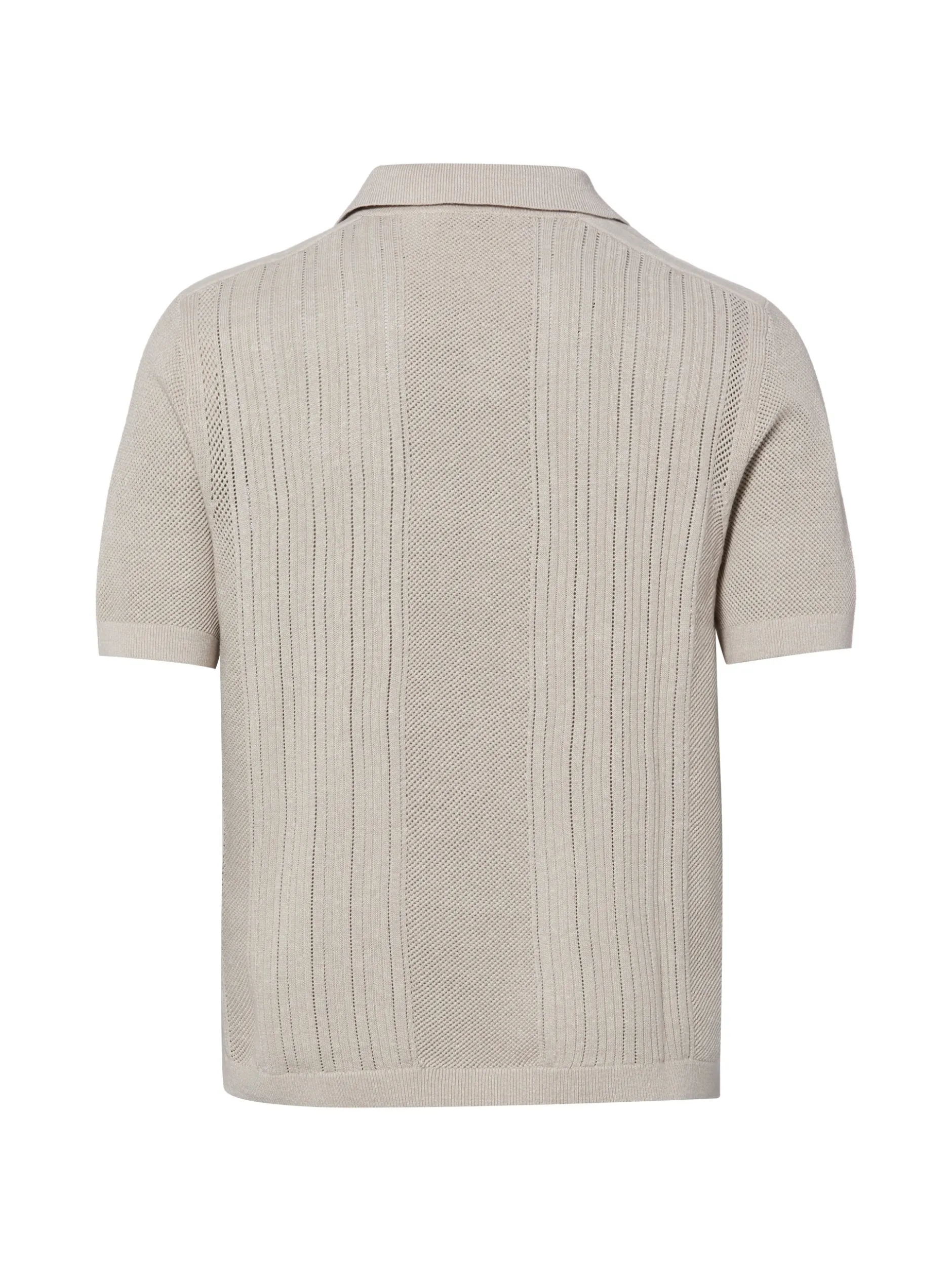 Tiger of Sweden Herren Polo-Strickshirt in melange