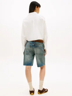 Tommy Jeans Damen Bluse in weiß - Ärmel: langarm