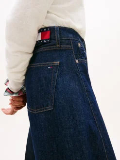 Tommy Jeans Damen Jeans - Ella Mid Barrel in rinsed