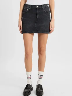 Tommy Jeans Damen Jeansrock - Izzie in schwarz