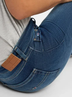 Tommy Jeans Damen Jeans - Sophie in blue stone