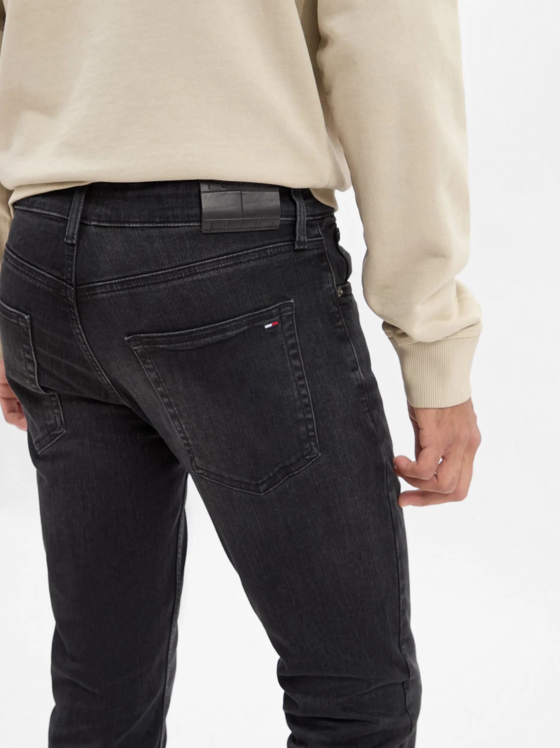 Tommy Jeans Herren Jeans - Scanton Slim in anthrazit