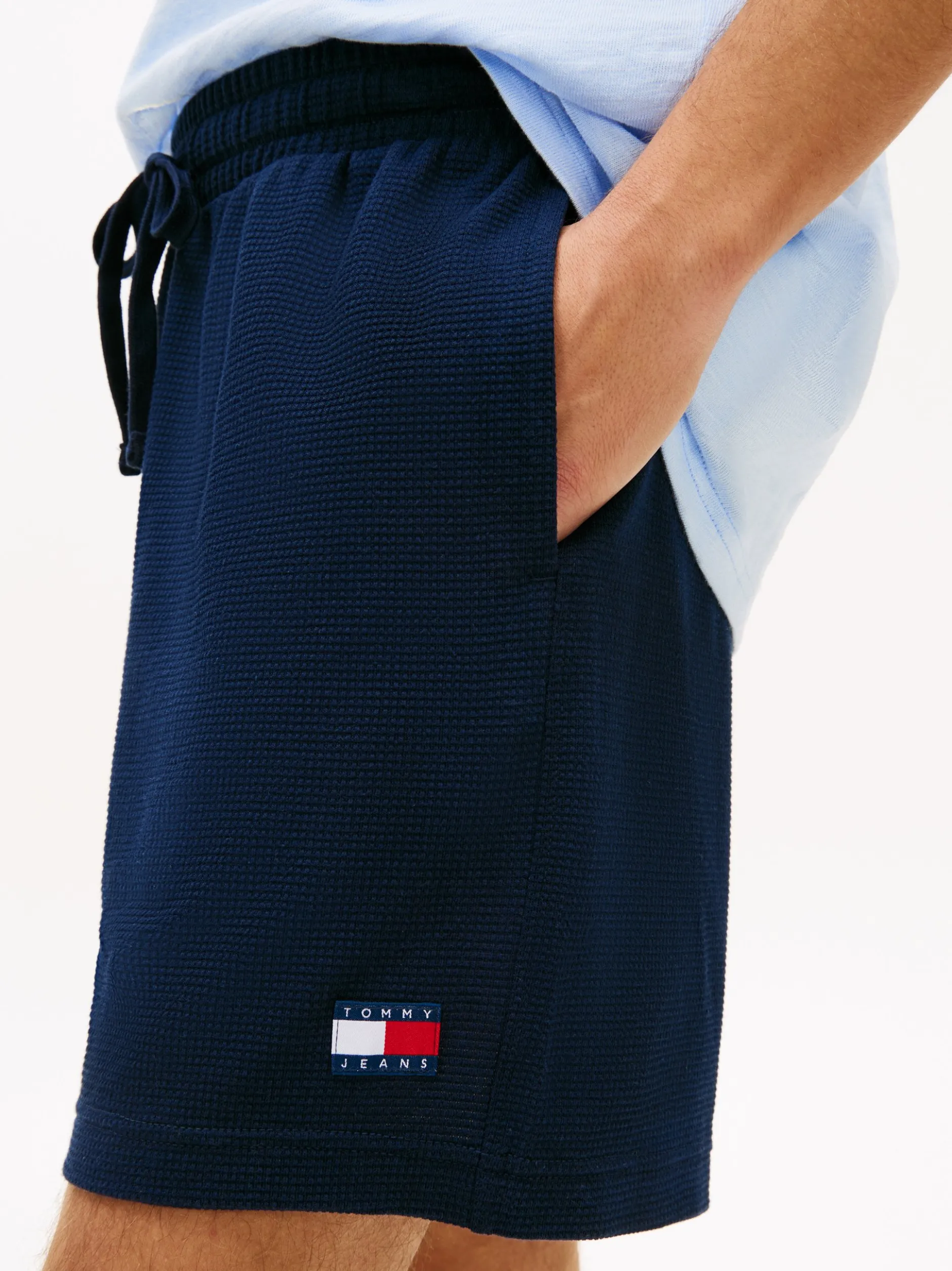 Tommy Jeans Herren Shorts in marine - Länge: kurz