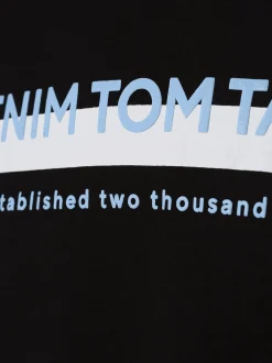 Tom Tailor Denim Herren T-Shirt in schwarz