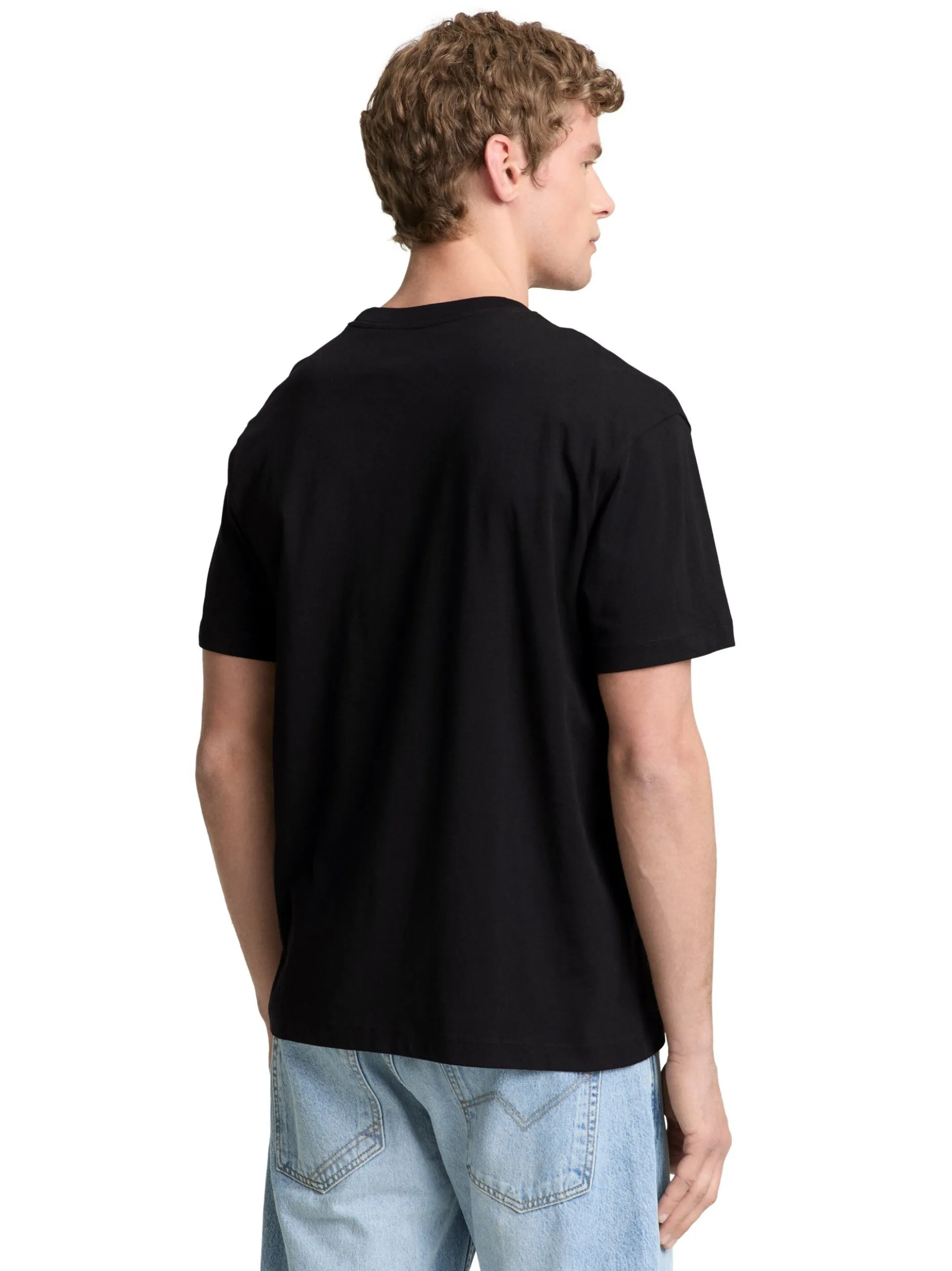 Tom Tailor Denim Herren T-Shirt in schwarz