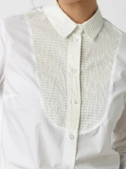 TONI Damen Bluse - Alma in weiß - Ausschnitt: Kent