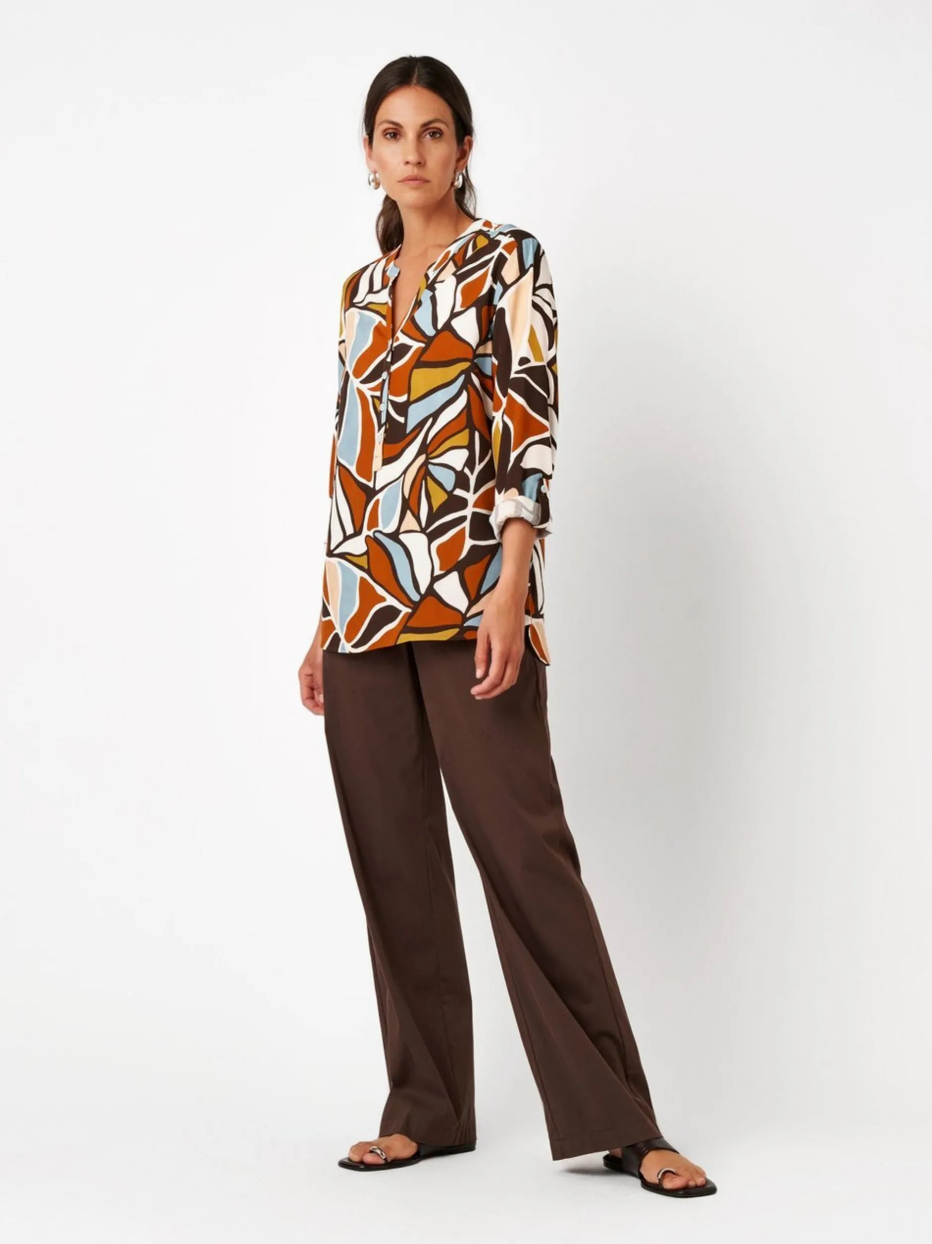 TONI Damen Bluse - Bella in mehrfarbig - Ärmel: langarm