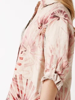 TONI Damen Bluse - Clay in mehrfarbig - Ausschnitt: Kent