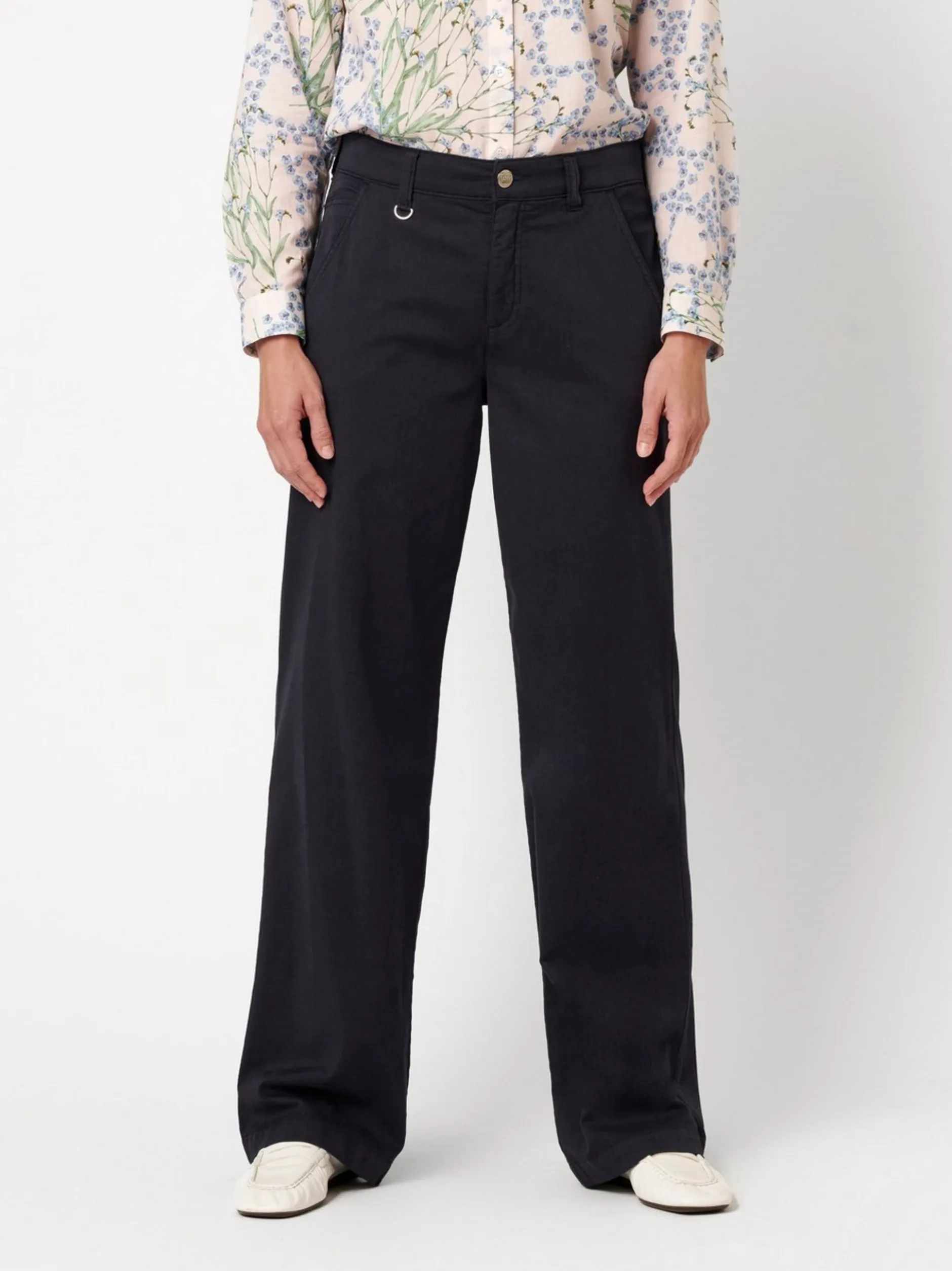 TONI Damen Hose - Live Wide in marine - Länge: lang