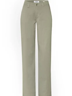 TONI Damen Hose - Liv Wide in khaki - Länge: lang