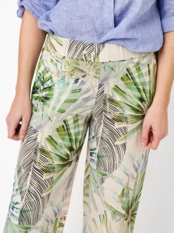 TONI Damen Hose - Pia Wide in grün - Länge: lang