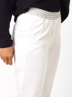 TONI Damen Hose - Sue Capri in weiß - Länge: knielang