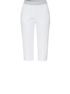 TONI Damen Hose - Sue Capri in weiß - Länge: knielang