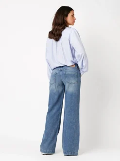 TONI Damen Jeans - Ella Wide in blau - Länge: lang
