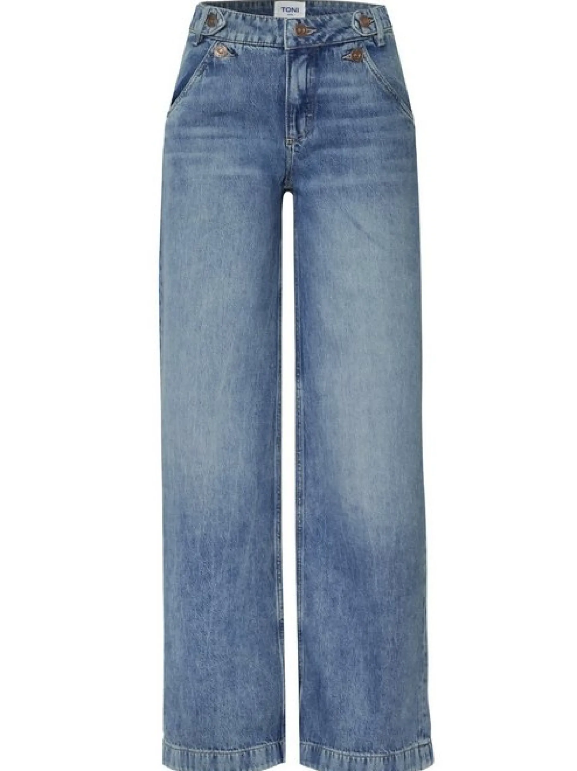 TONI Damen Jeans - Ella Wide in blau - Länge: lang