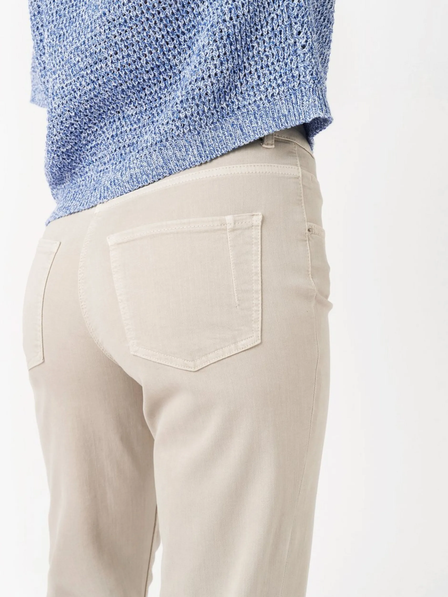 TONI Damen Jeans - Liv Regular in beige - Länge: lang