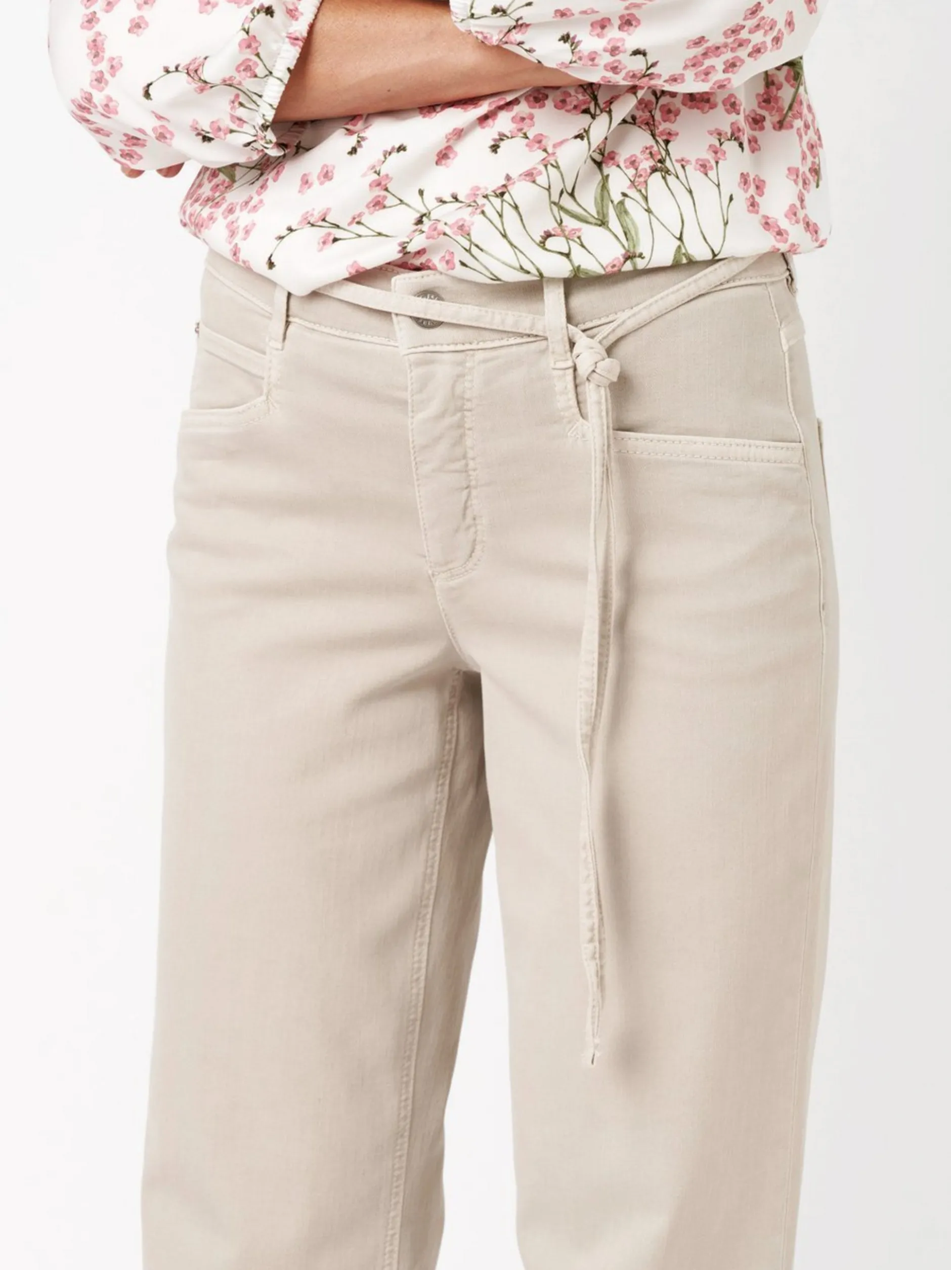 TONI Damen Jeans - Liv Regular in beige - Länge: lang