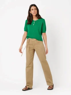 TONI Damen Jeans - Liv Regular in braun - Länge: lang