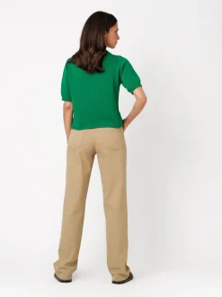 TONI Damen Jeans - Liv Regular in braun - Länge: lang
