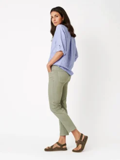 TONI Damen Jeans - Perfect Shape 7/8 in khaki