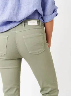 TONI Damen Jeans - Perfect Shape 7/8 in khaki