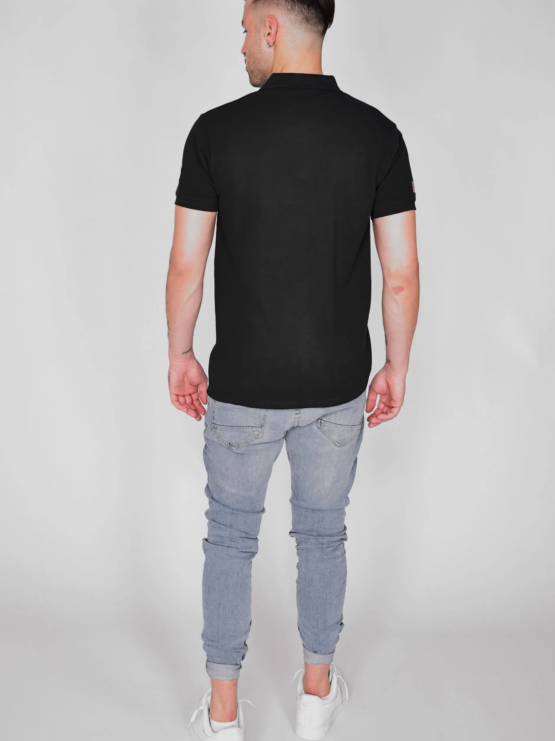 Topgun Herren Polo Shirt in schwarz