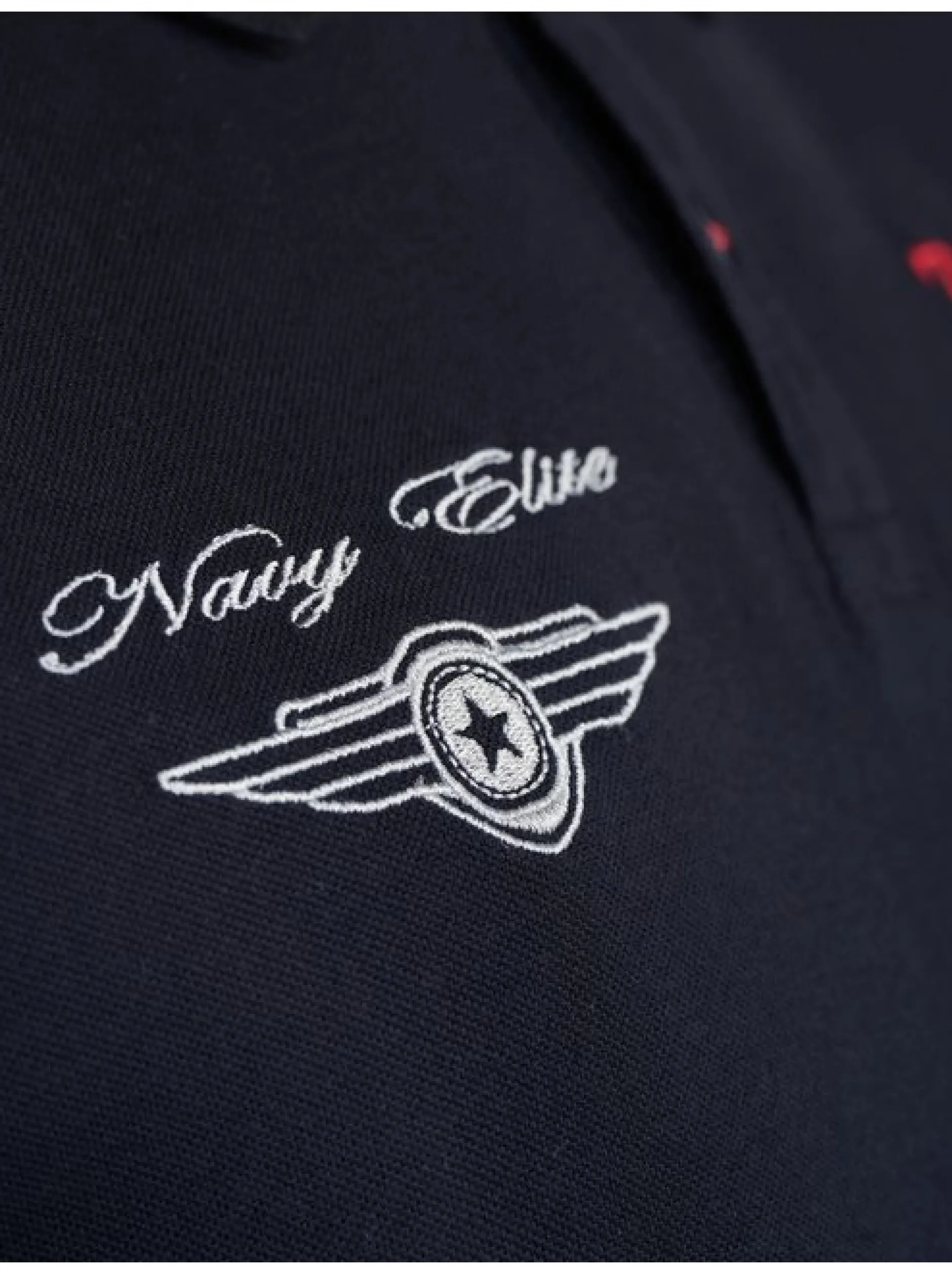 Topgun Herren Polo Shirt in schwarz