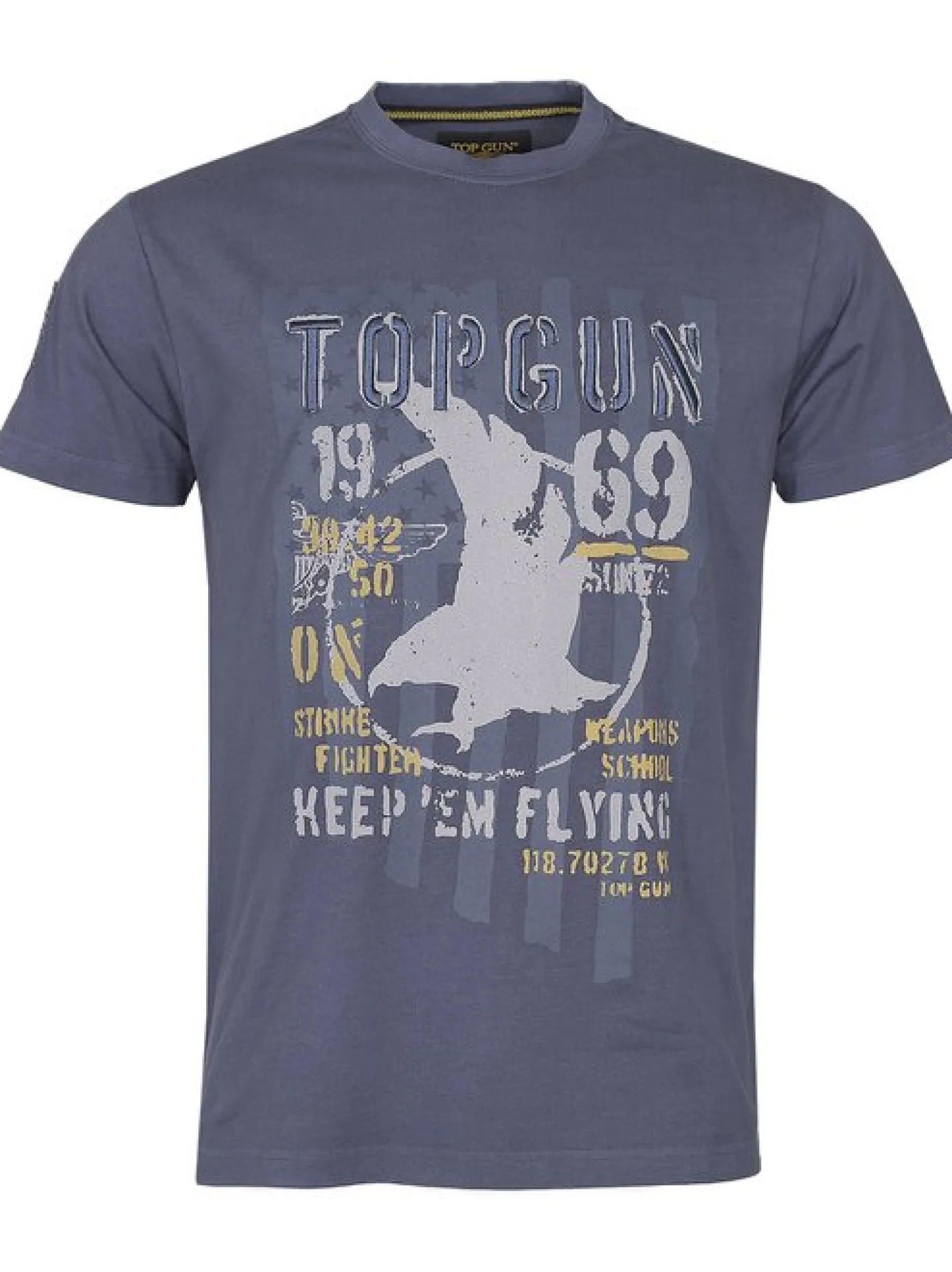 Topgun Herren T-Shirt in blau