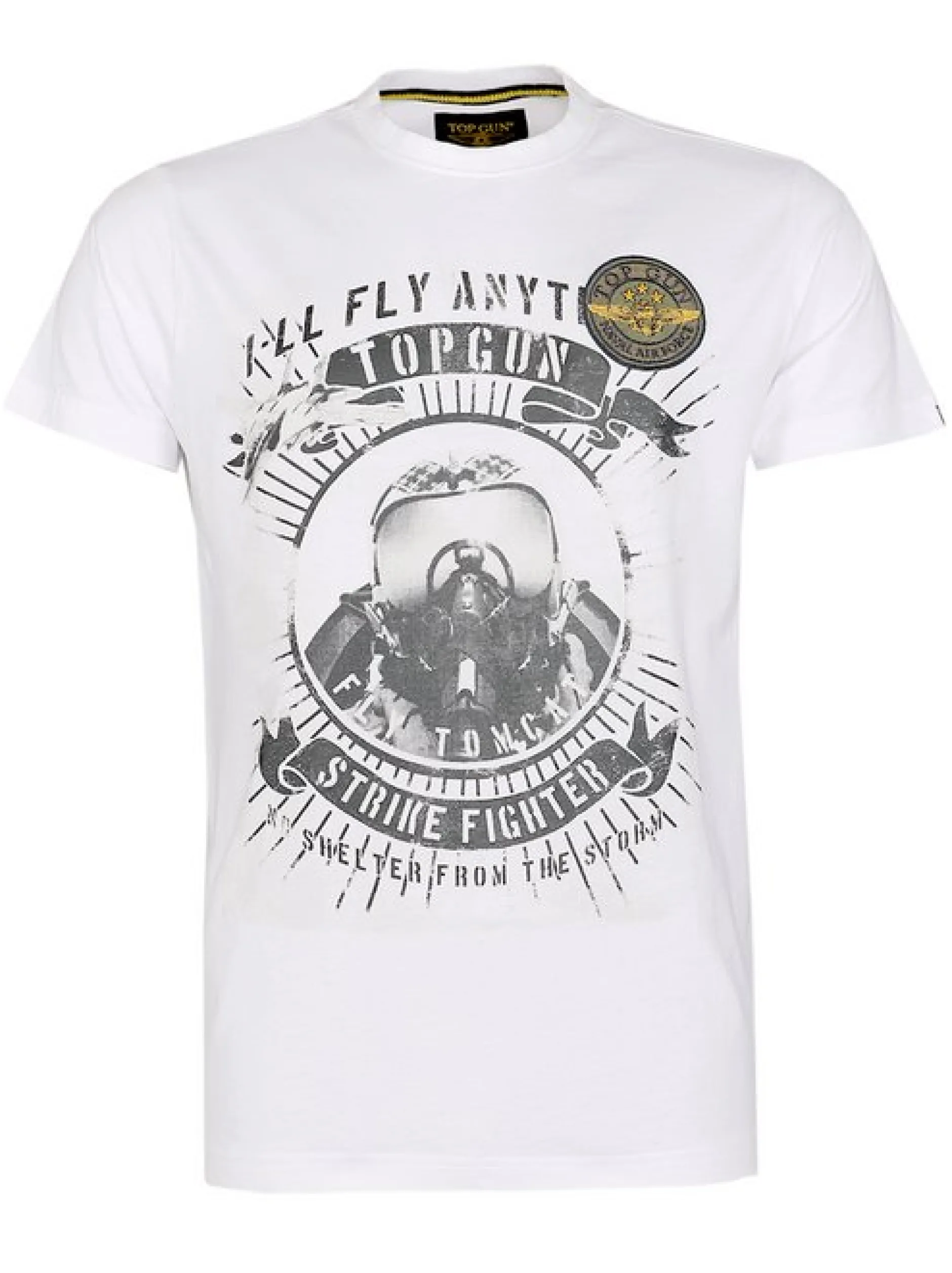 Topgun Herren T-Shirt in weiß