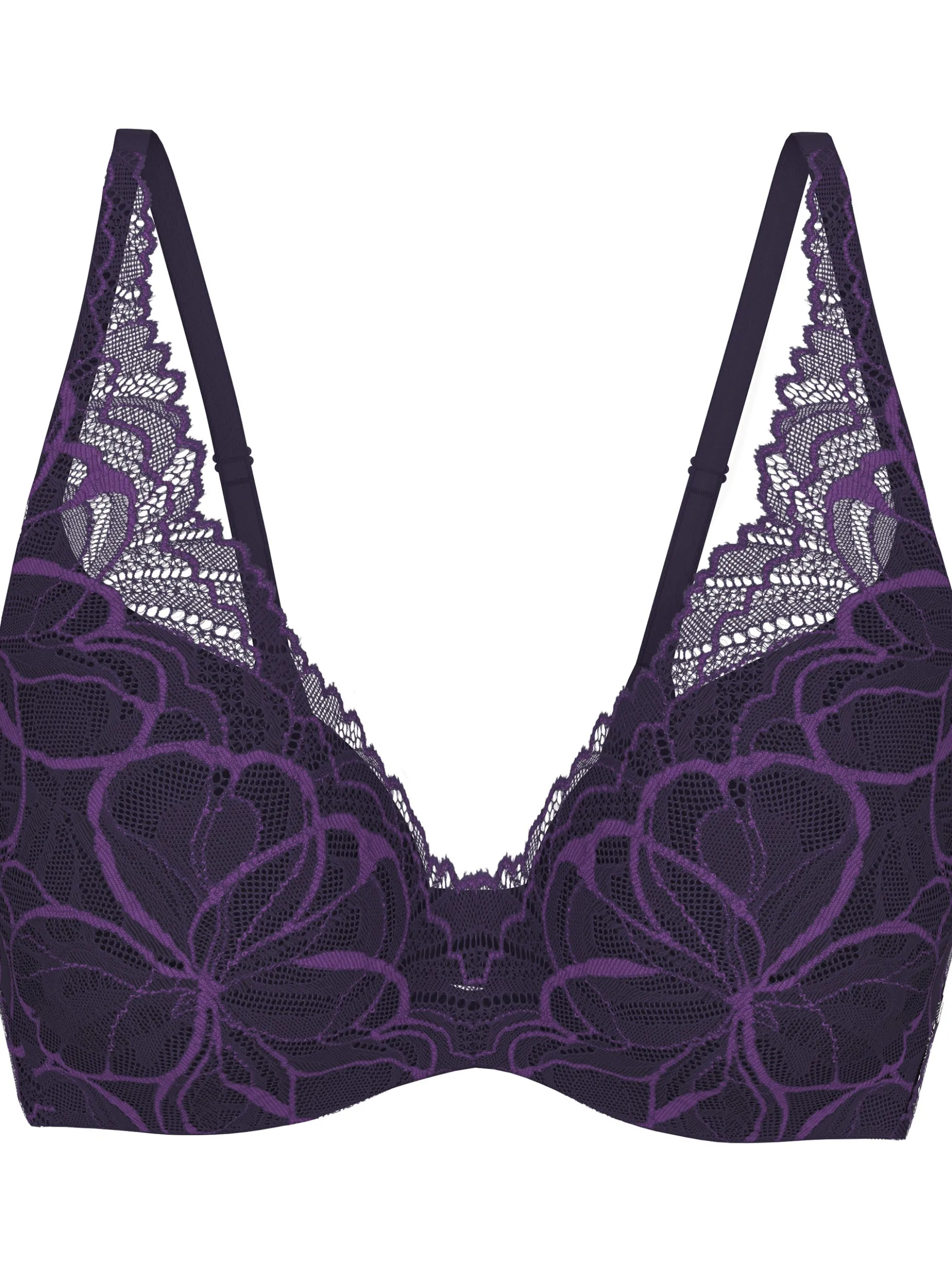Triumph Damen Bügel-BH - Red Label Body Make-Up Illusion Lace in lila