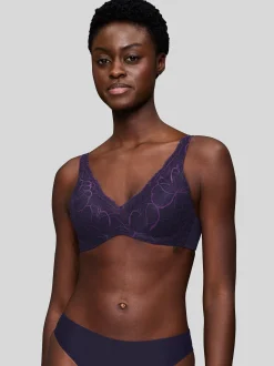 Triumph Damen Bügel-BH - Red Label Body Make-Up Illusion Lace in lila