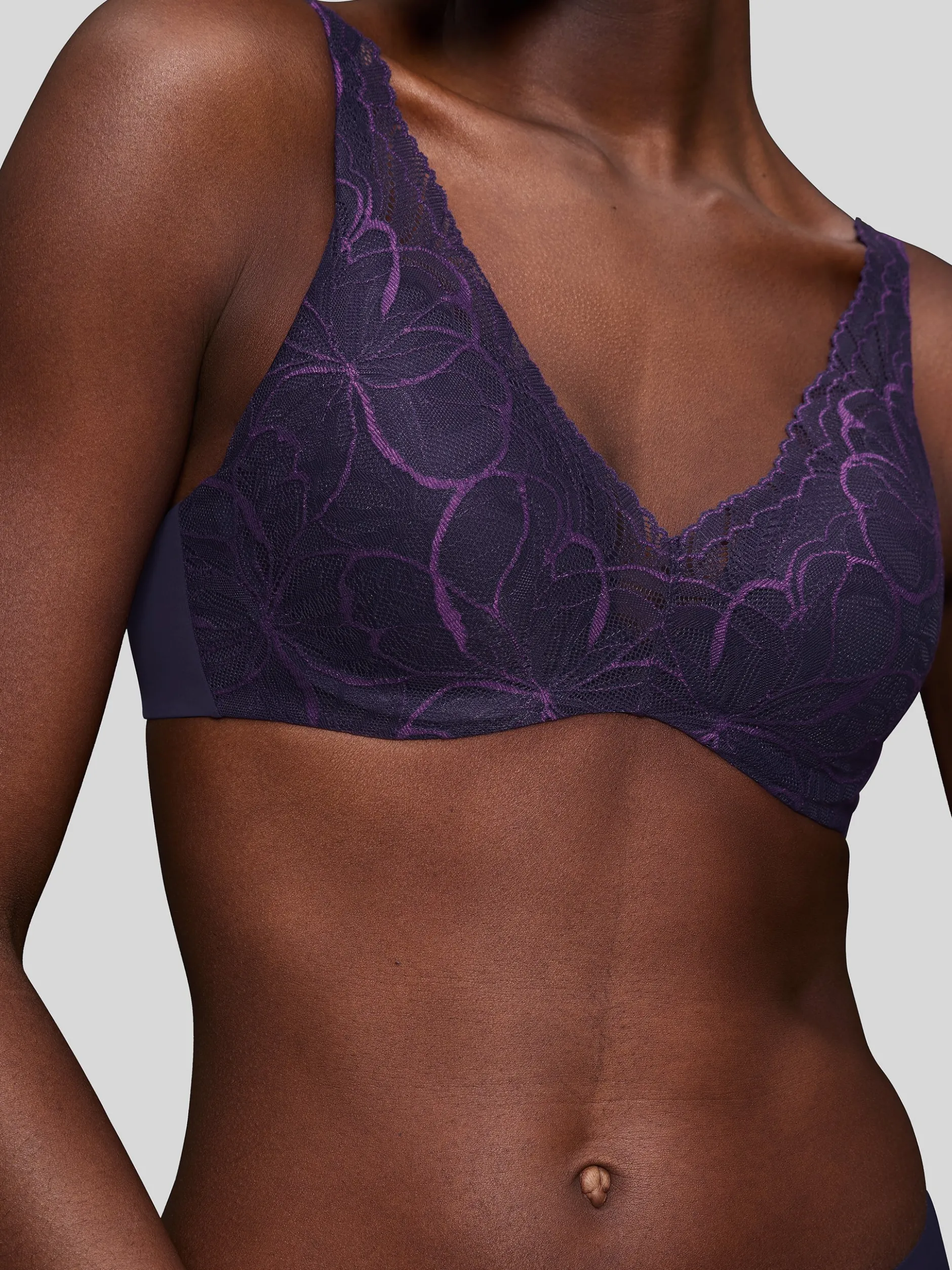 Triumph Damen Bügel-BH - Red Label Body Make-Up Illusion Lace in lila