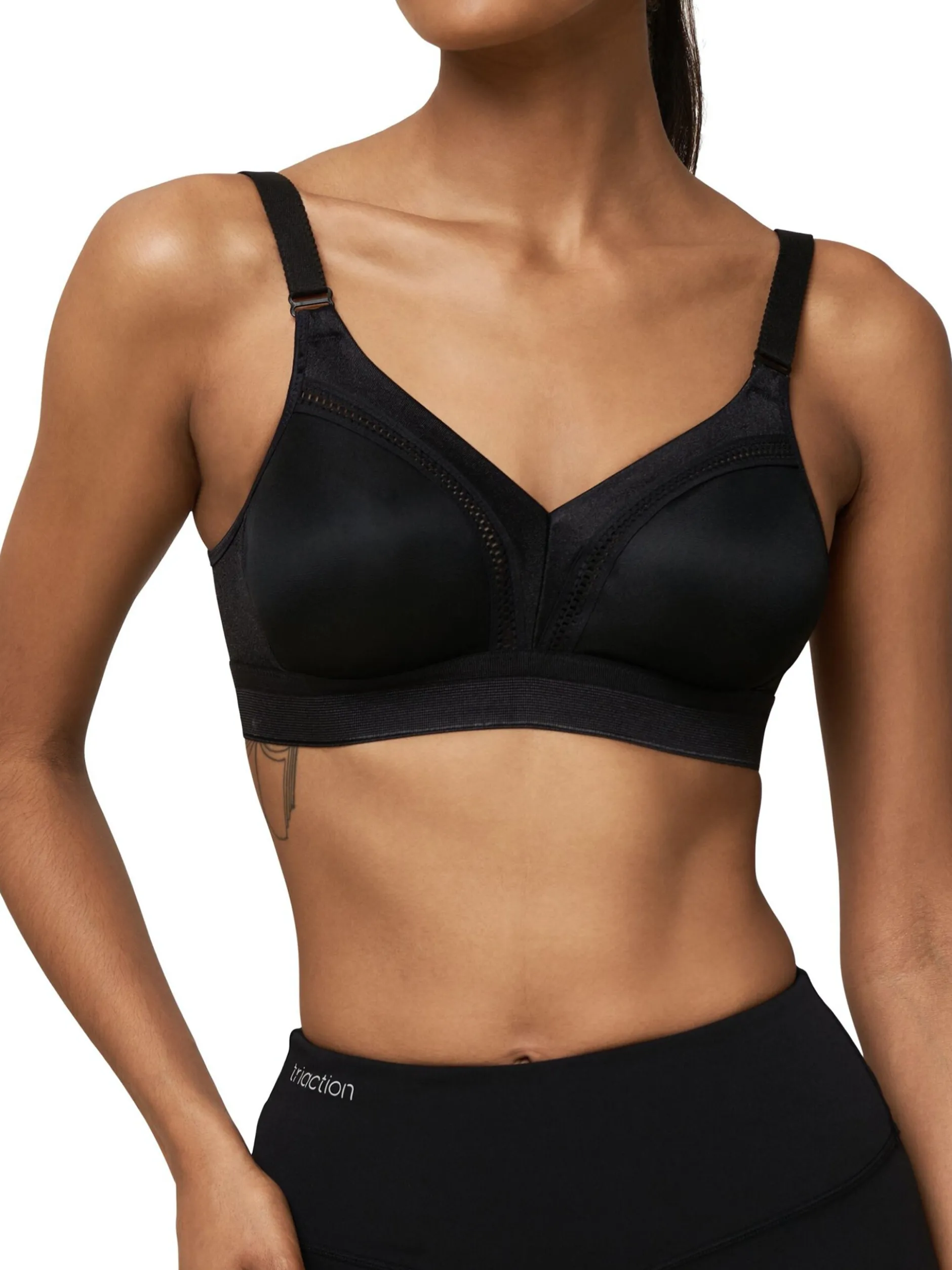 Triumph Damen Bügelloser BH - Triaction Workout in schwarz