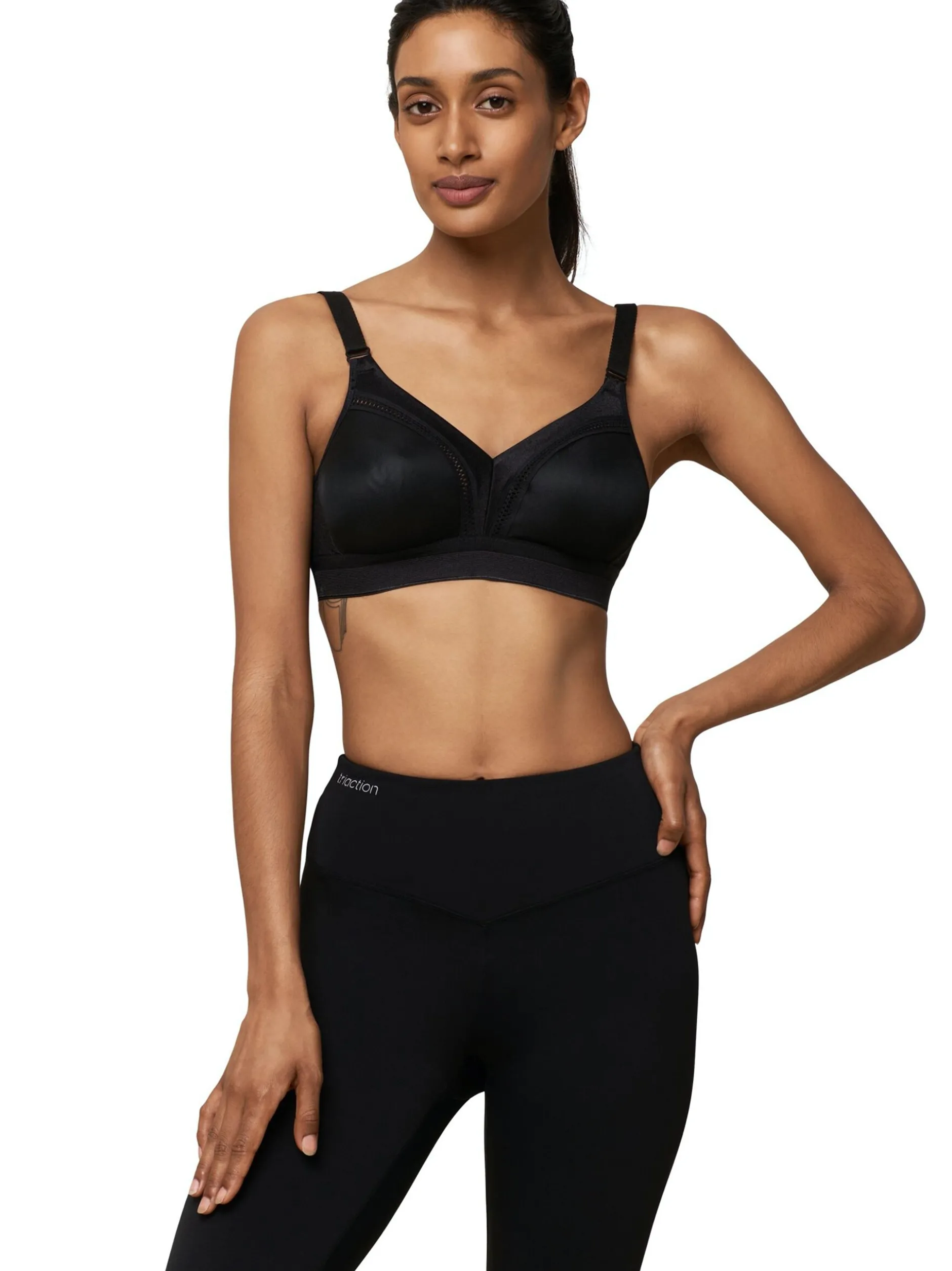 Triumph Damen Bügelloser BH - Triaction Workout in schwarz