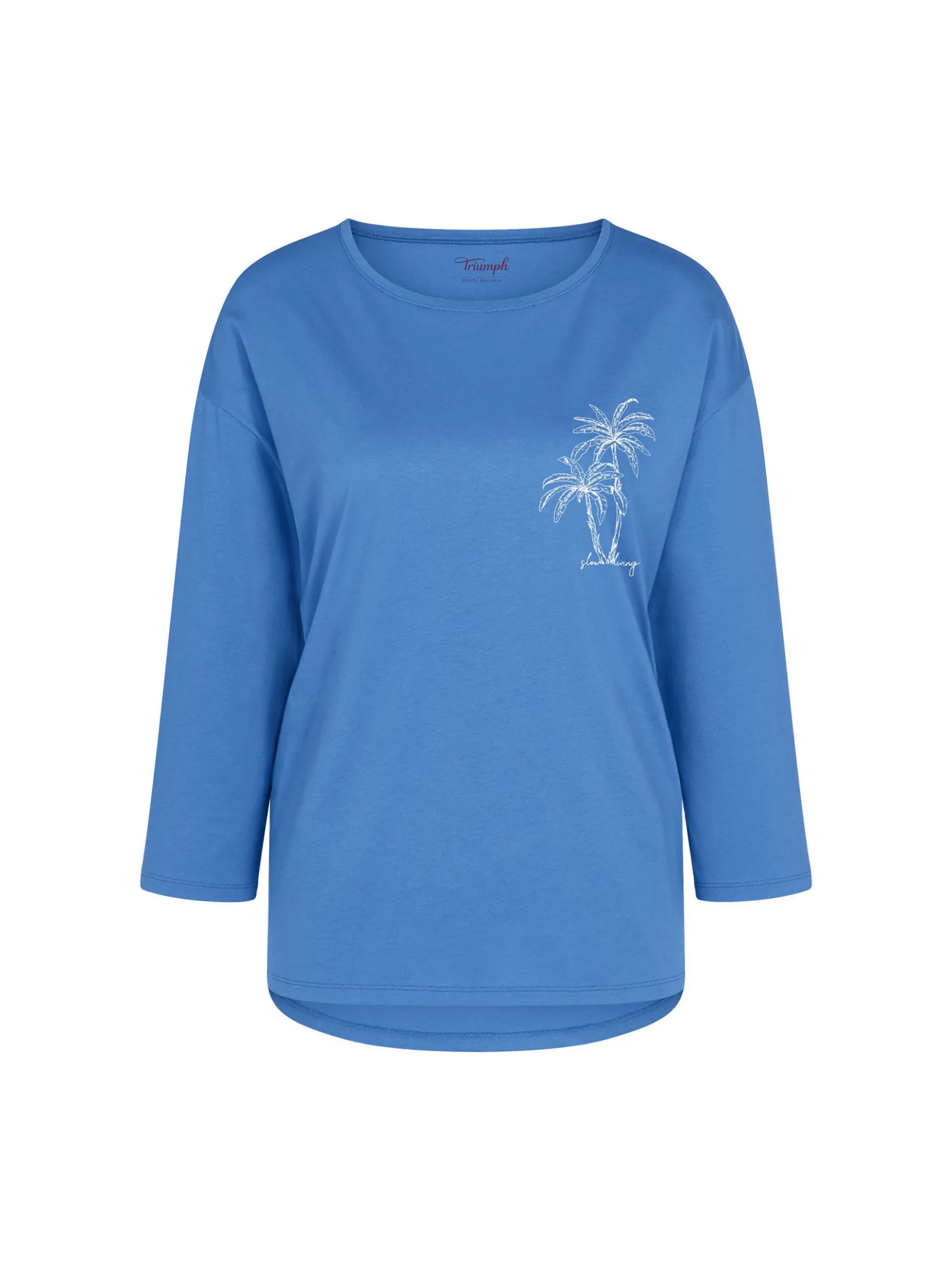 Triumph Damen Longsleeve - Red Label Mix & Match in blau