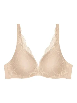 Triumph Damen Schalen BH - Body Make-Up Illusion Lace in beige