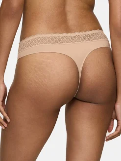 Triumph Damen String - 6er Pack Feel of Modal in schwarz