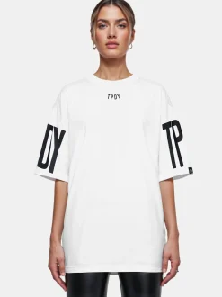 Trueprodigy Damen Oversize-Shirt - Viktor F in weiß