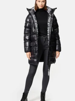 Trueprodigy Damen Winterjacke - David F in schwarz