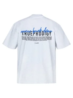 Trueprodigy Herren Oversize-Shirt - Lior in hellgrau