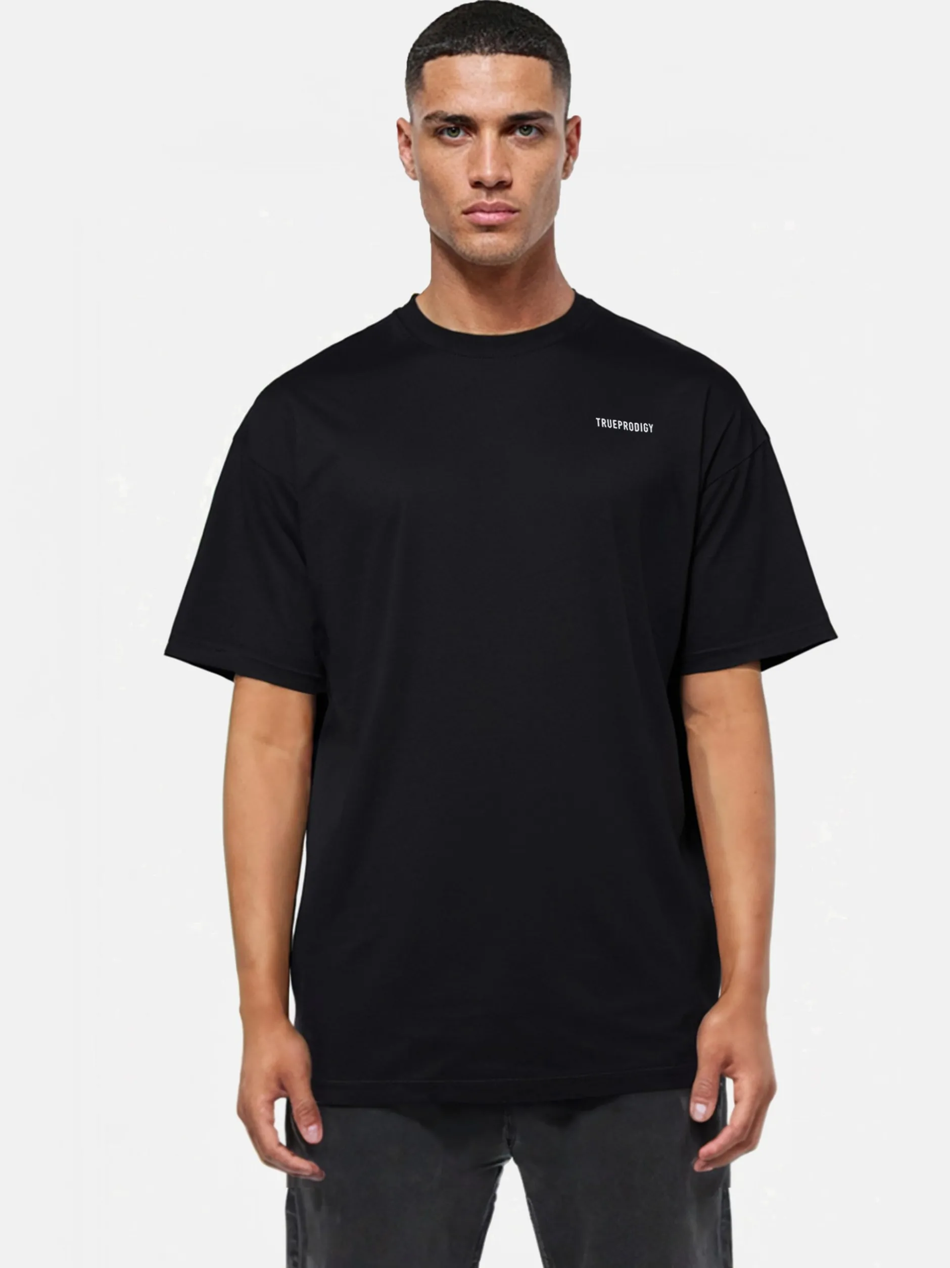 Trueprodigy Herren Oversize-Shirt - Lior in schwarz