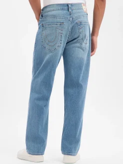 True Religion Herren Jeans - Bobby Relaxed Baggy in bleached