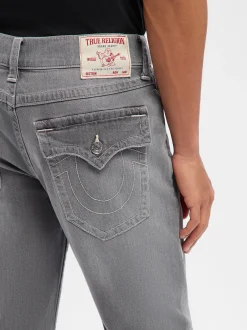 True Religion Herren Jeans - Ricky Relaxed Straight in grau