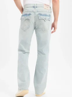 True Religion Herren Straight Fit Jeans - Ricky in bleached