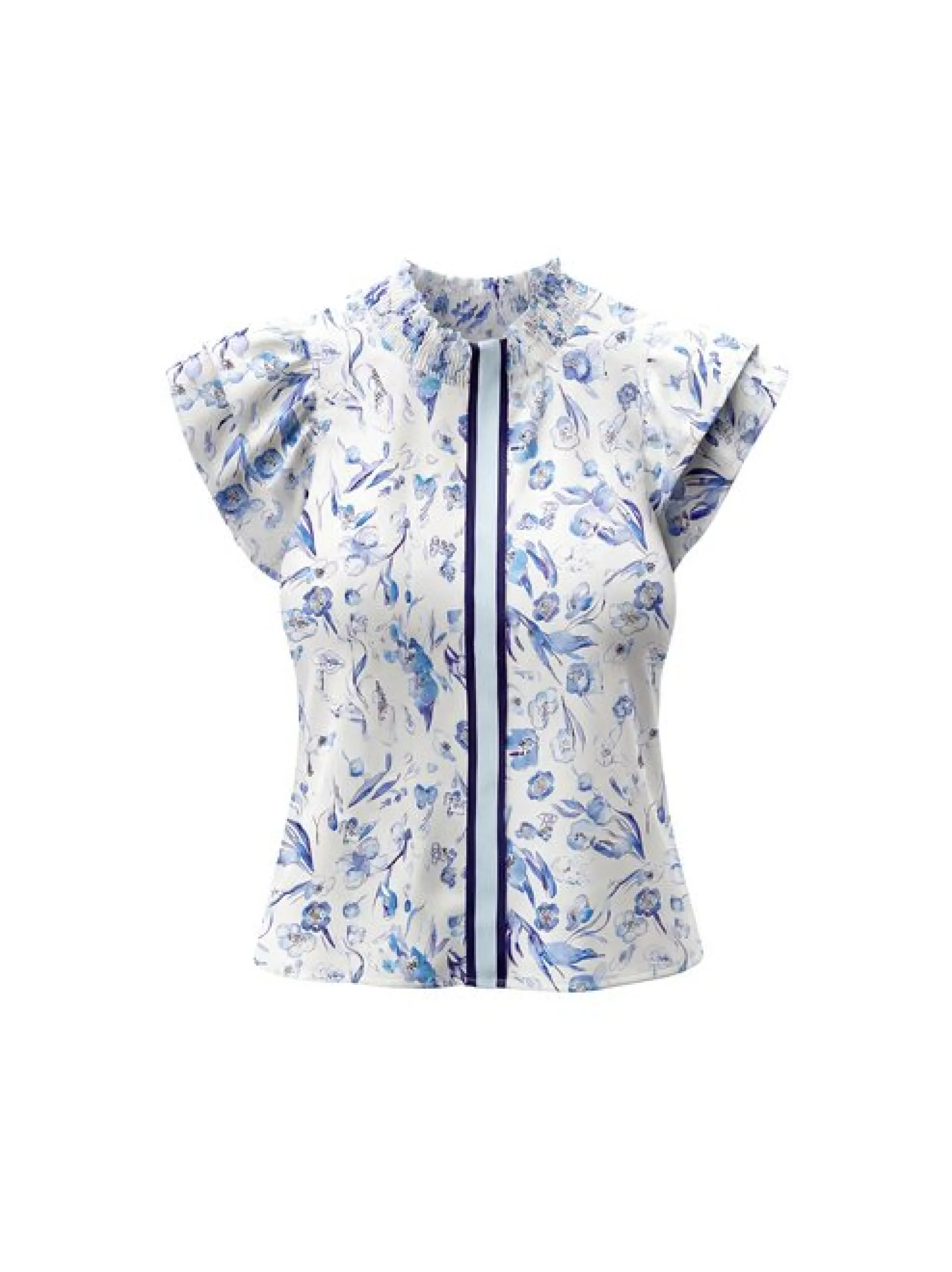 Usha Damen Bluse in blau
