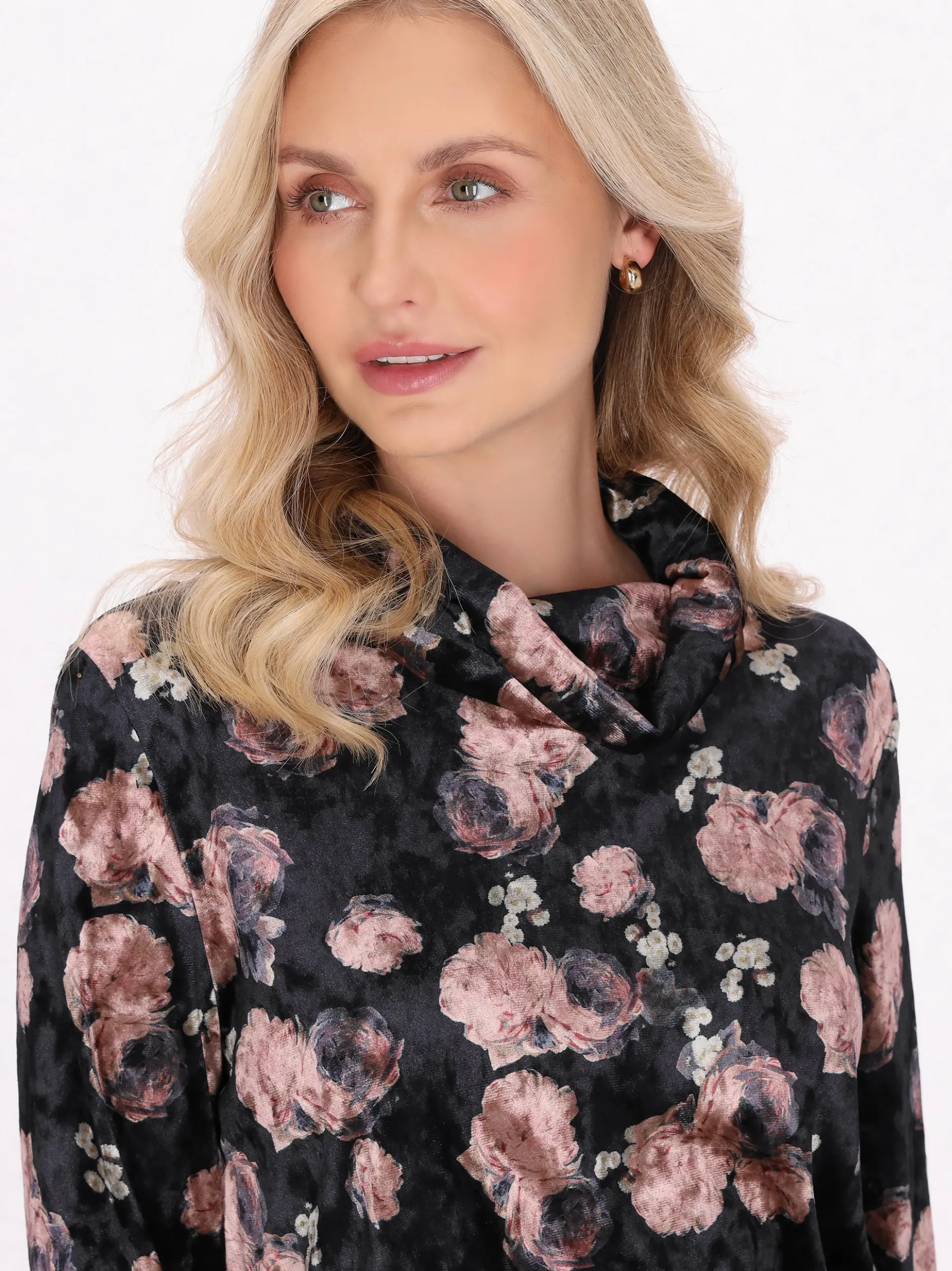 Usha Damen Bluse in mehrfarbig