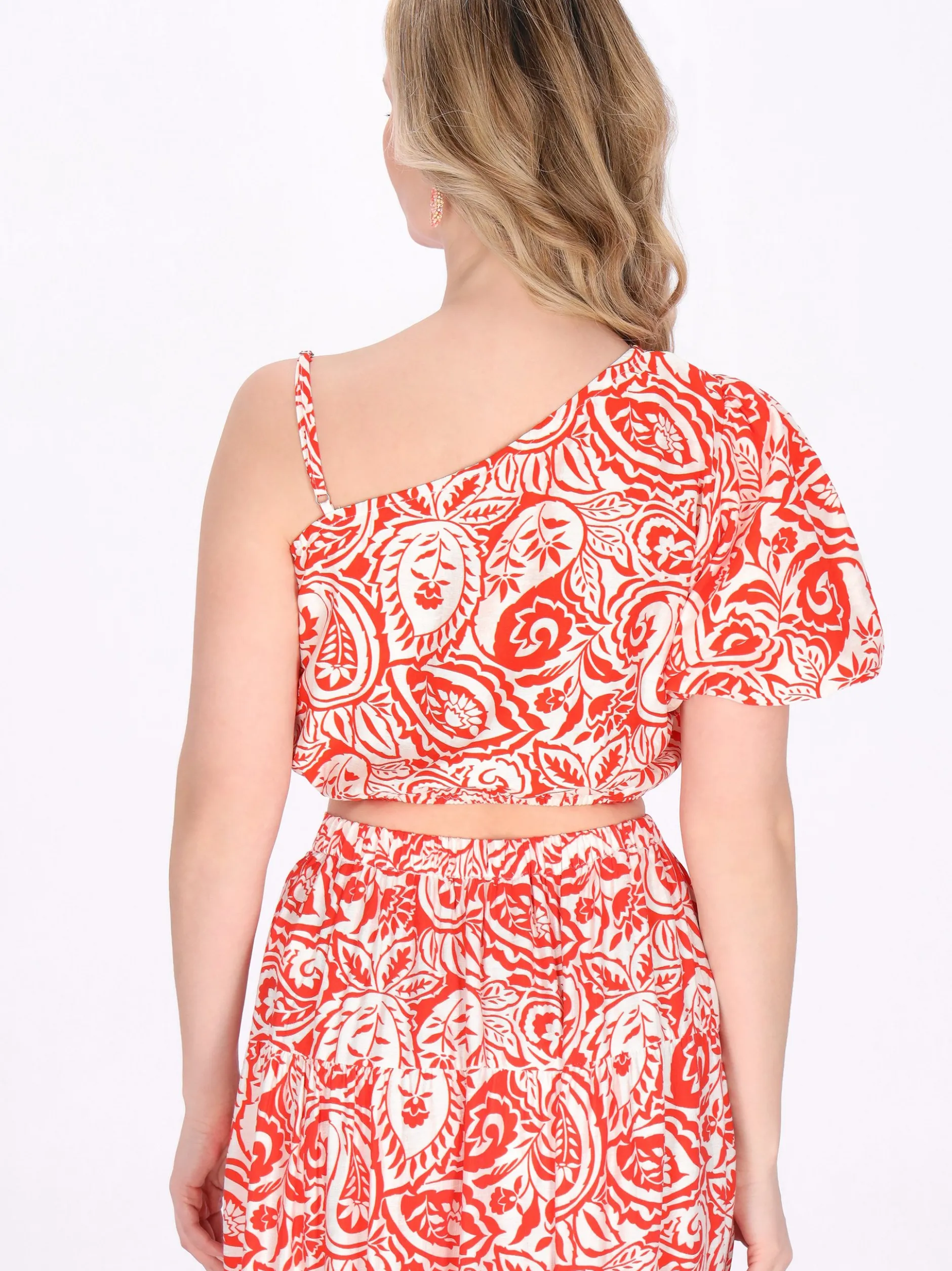 Usha Damen Bluse in orange