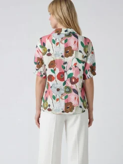 Usha Damen Bluse in pink