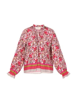 Usha Damen Bluse in rot